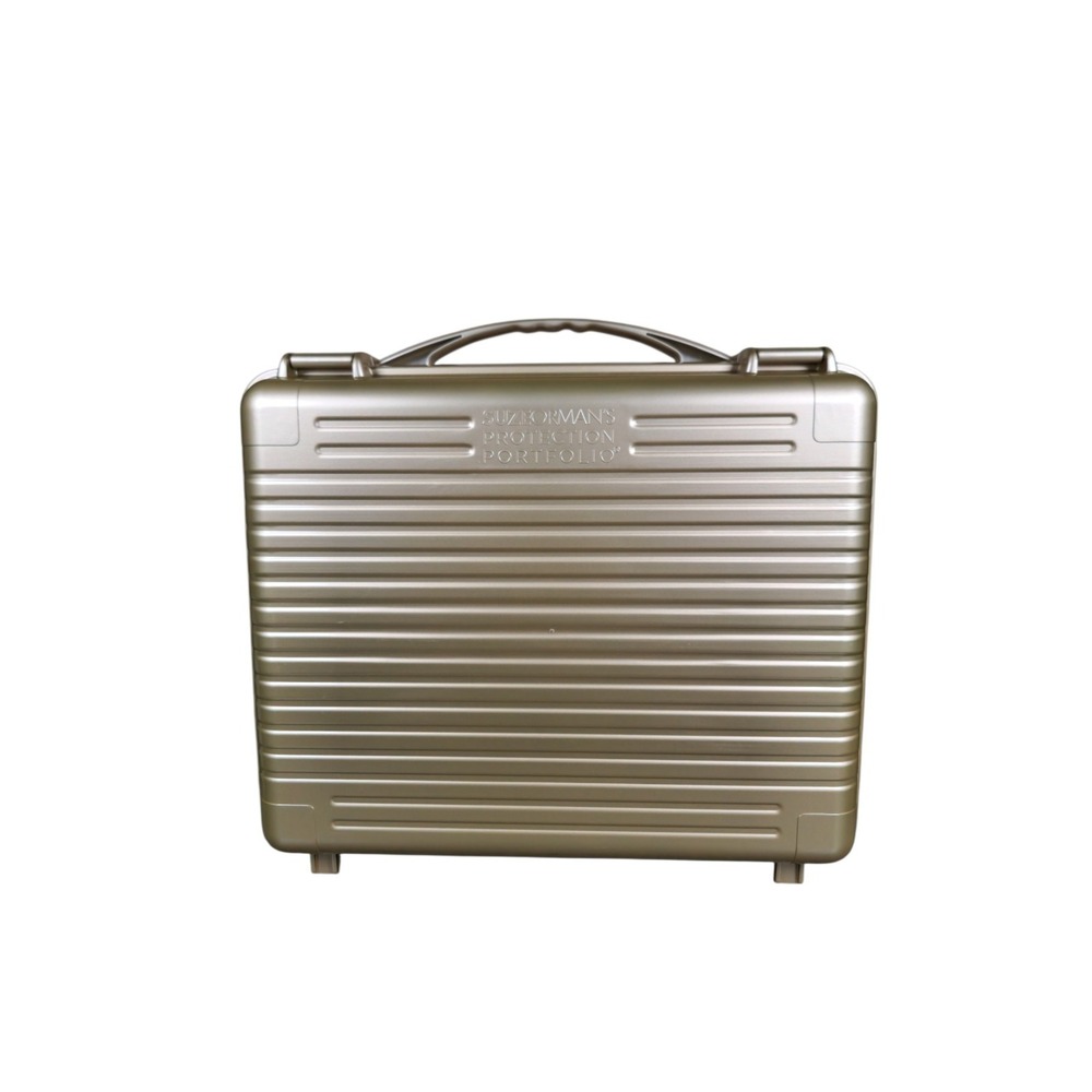 Suze Orman's Protection Portfolio Financial Organizer Gold Edition Briefcase.